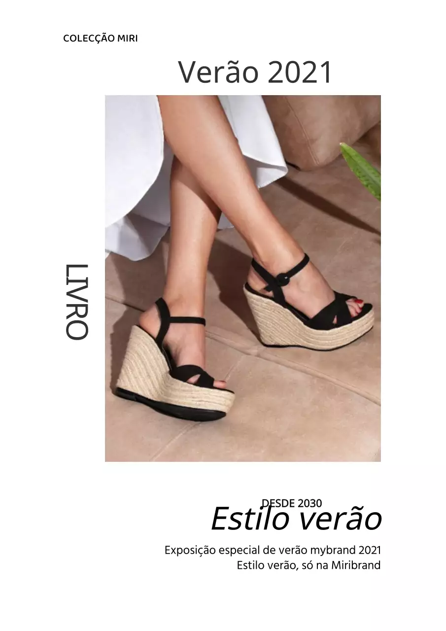 Lookbook de coleção de moda de verão Tema para conceito de loja editorial com molduras a preto e branco