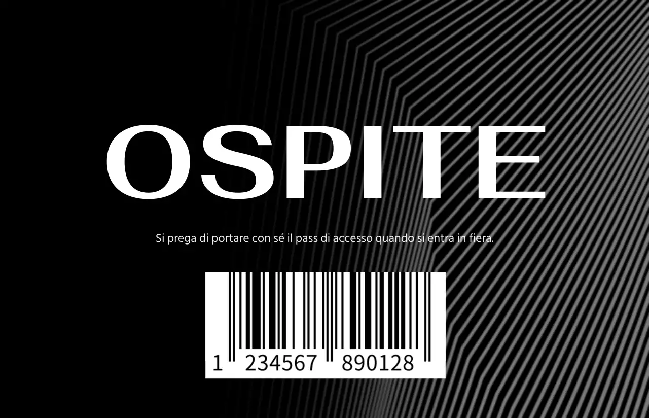 Organizzatori di eventi con un design incentrato su linee e forme