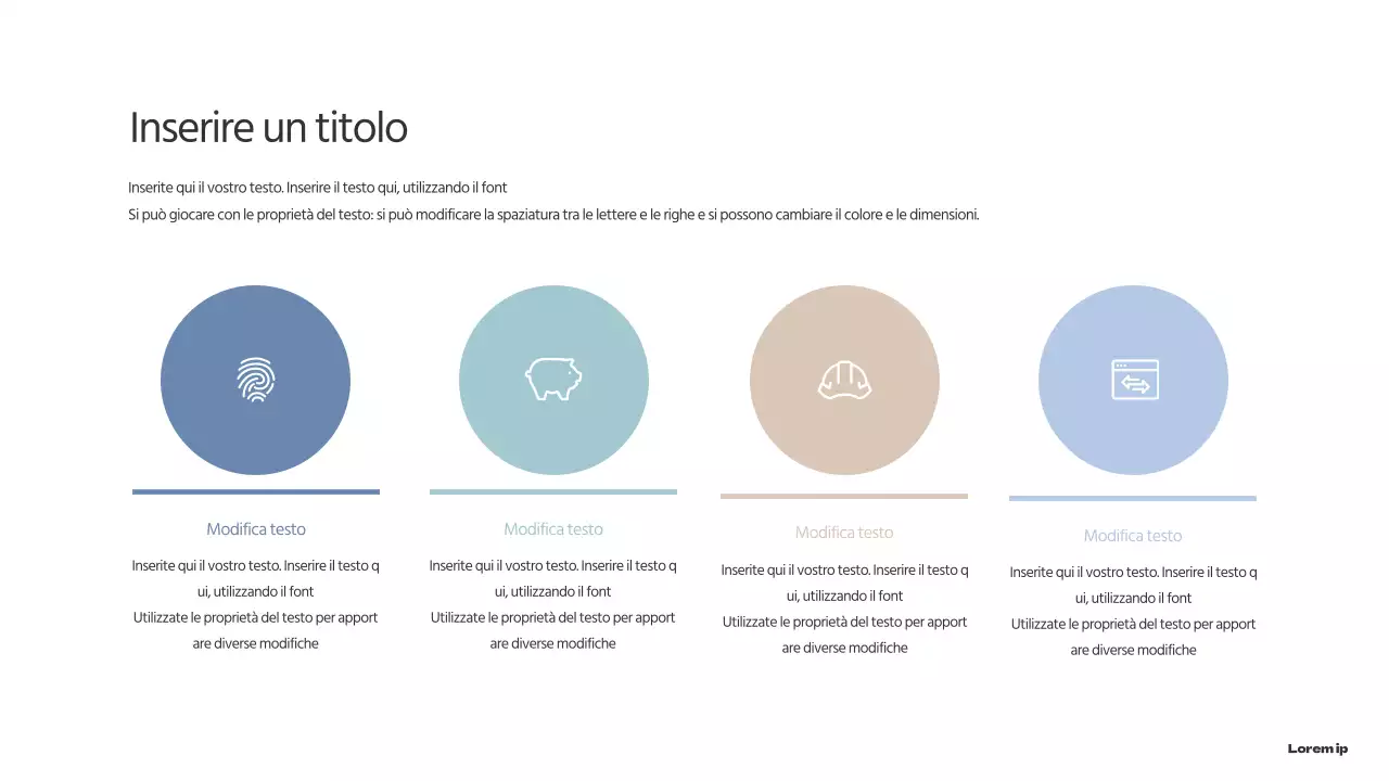 Un'agenda semplice dai colori pastello