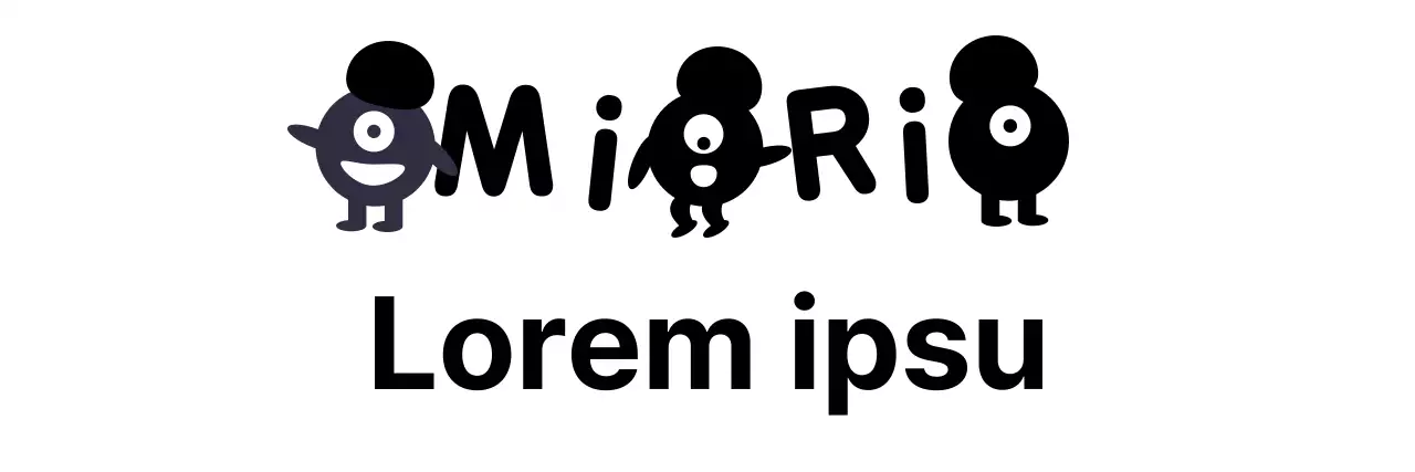 Logótipo ilustrado simples e giro em preto para promover uma escola de inglês