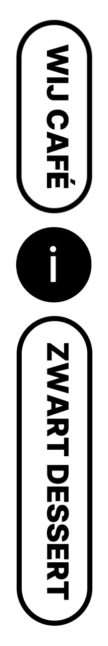 Zwart Eenvoudige UI Tekst Briefpapier Stijl Café