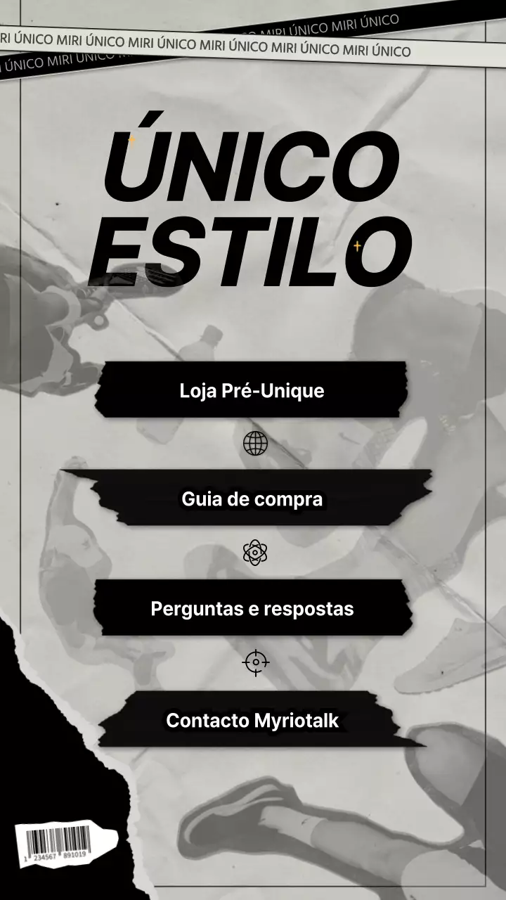 Ligação ao Instagram com um conceito dacquoise de anca cinzenta e preta
