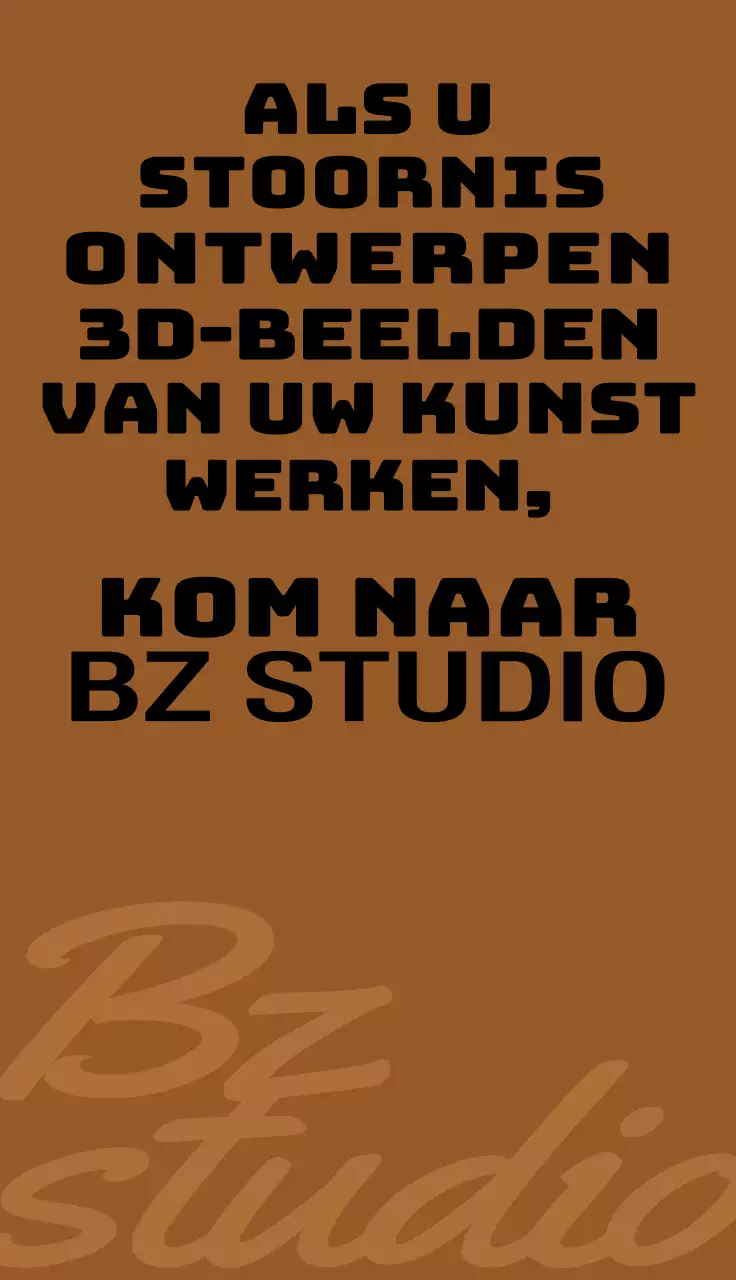 Strak ontwerp met tekst in rustige, stijlvolle kleuren