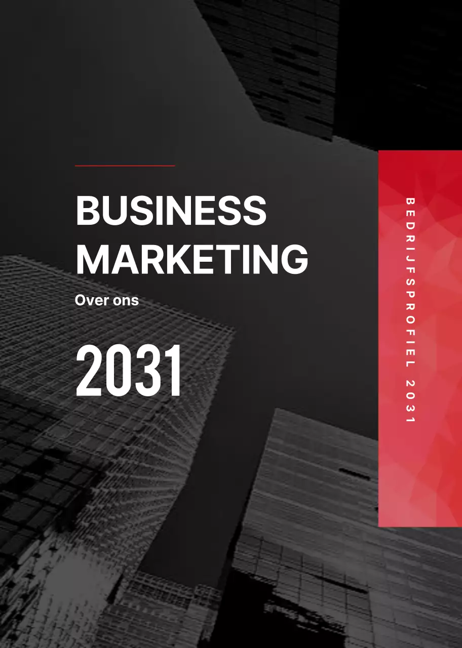 Op rood en zwart geïnspireerde zakelijke lentebinding