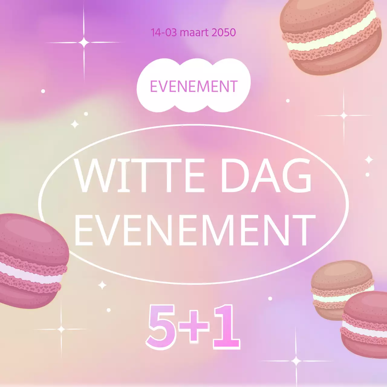 Roze Macaron Evenement