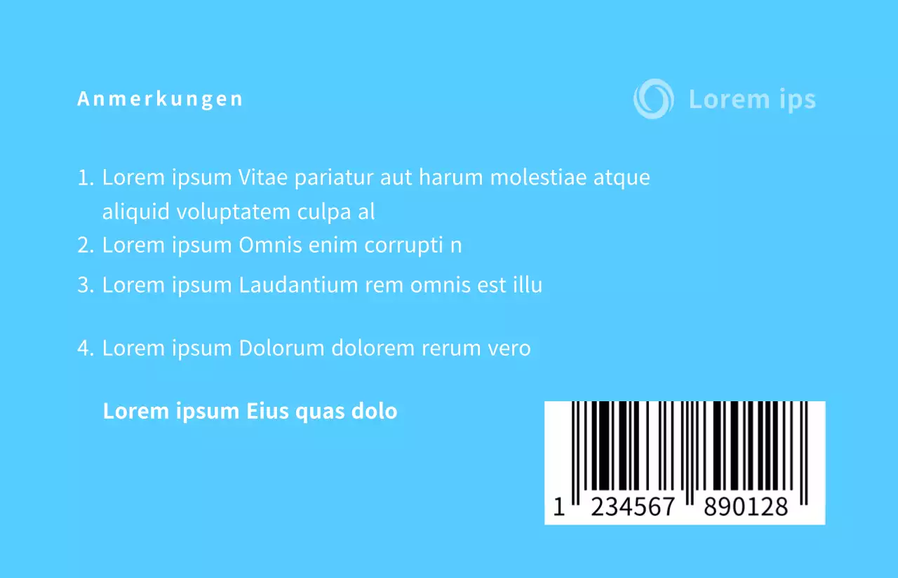 Eine saubere blaue Tempelurkunde