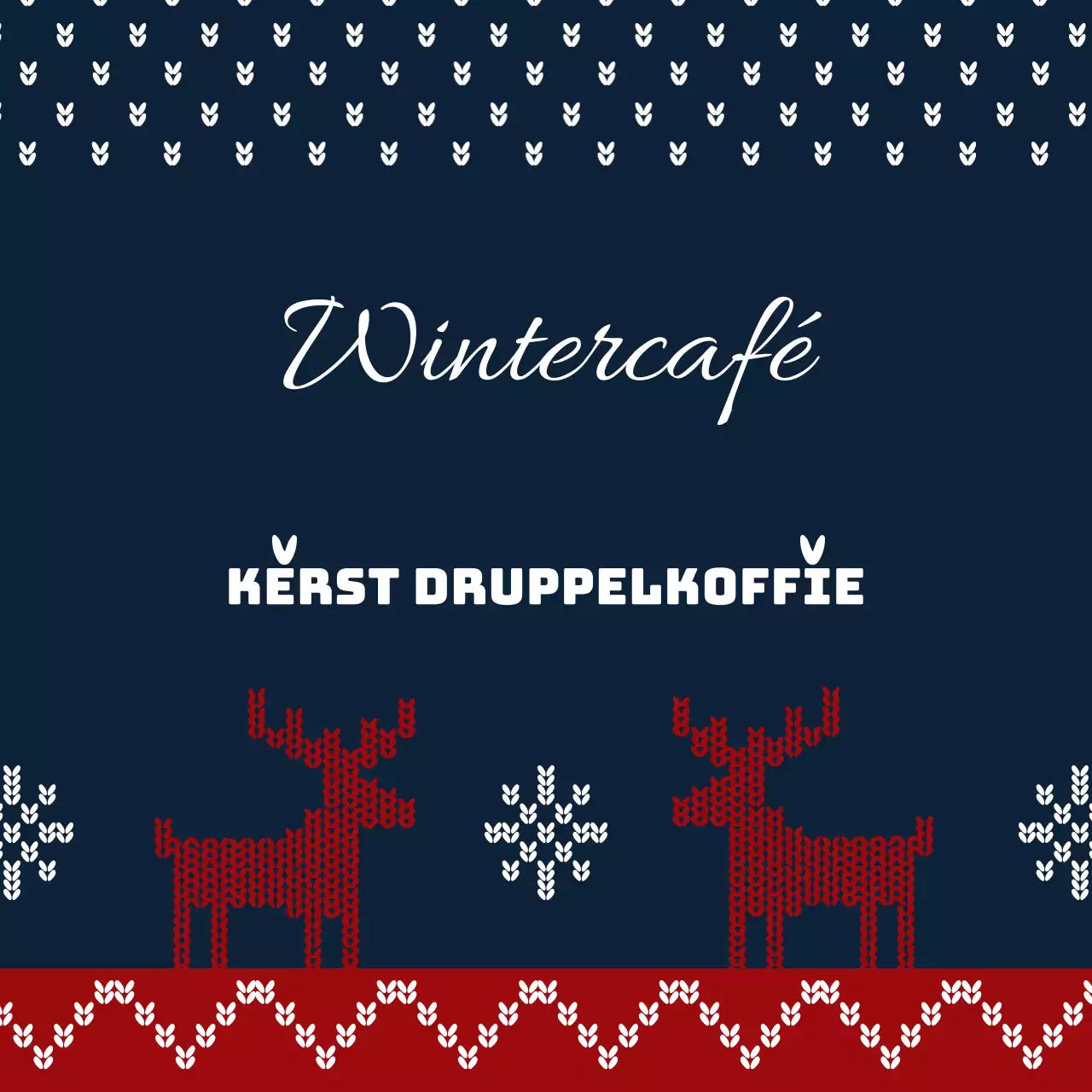 Kerstmis druppelkoffie