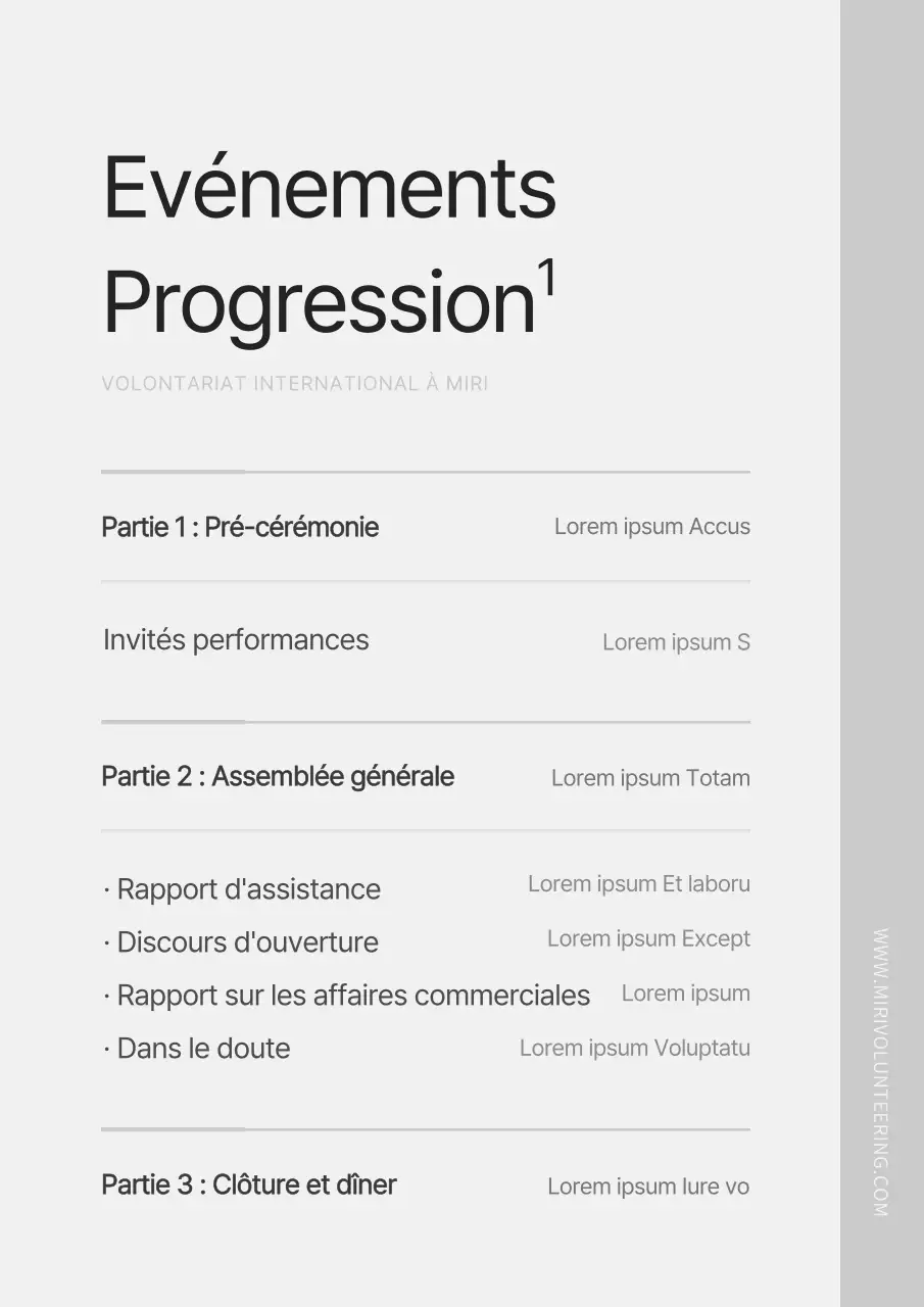 Une simple assemblée générale de la Saint-Sylvestre en noir et gris
