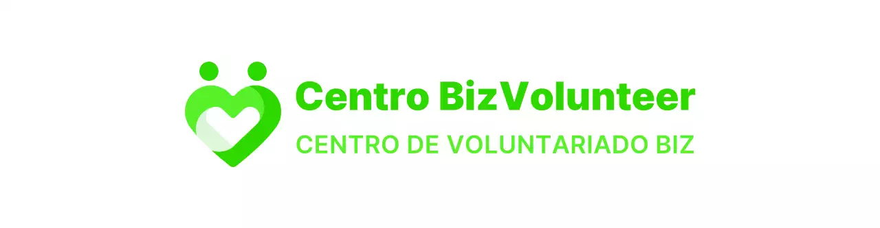 Símbolo sencillo en forma de corazón estilo logotipo en verde centro de divulgación material promocional