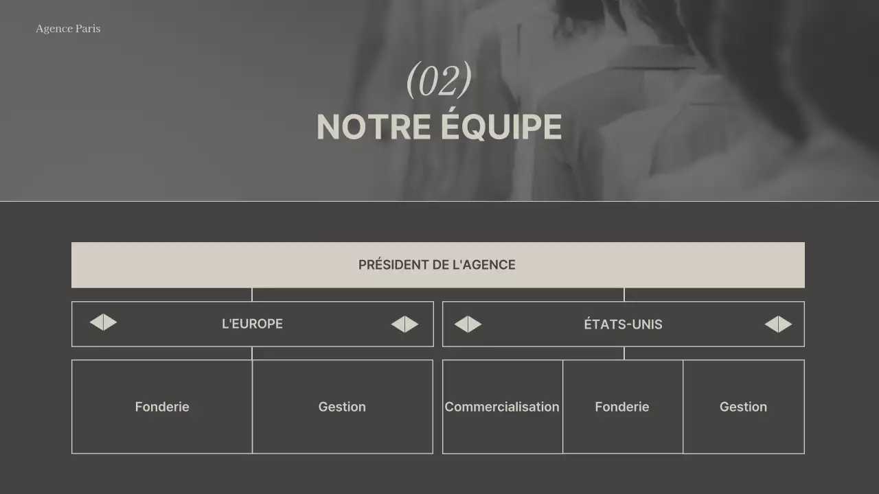 Lettre de couverture d'une agence de mannequins moderne en gris