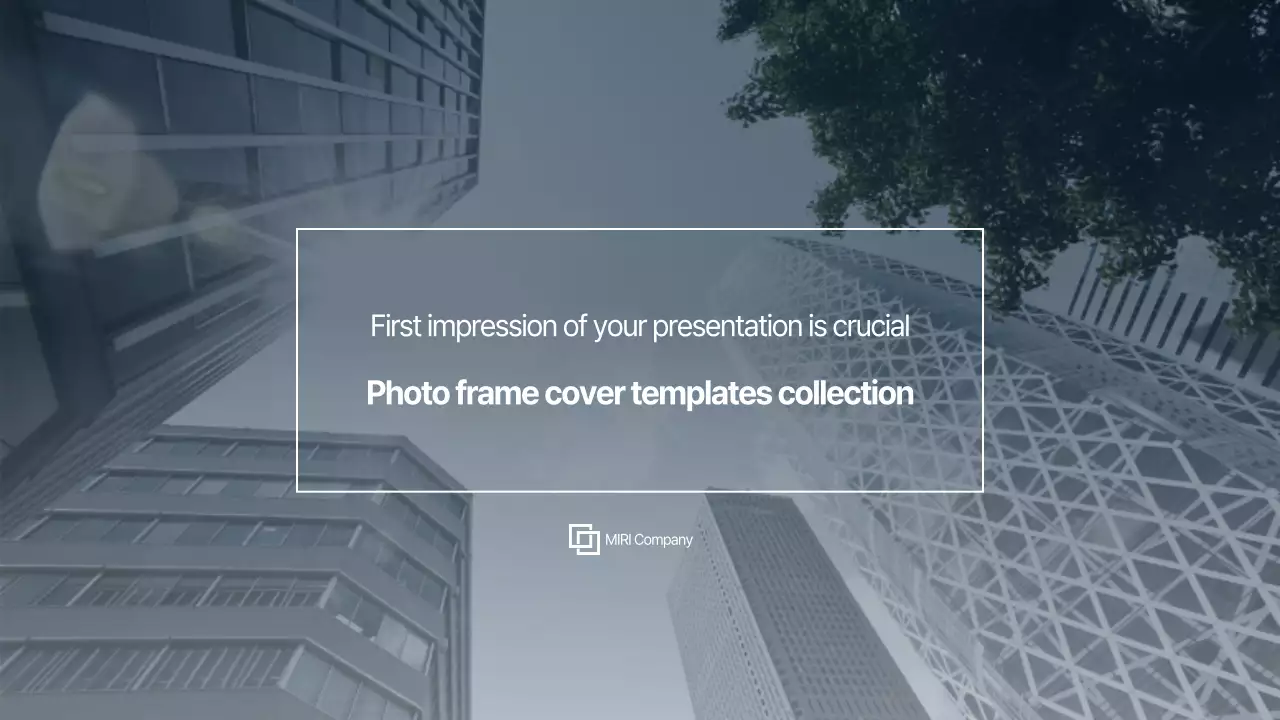 Guide to the gray modern presentation template