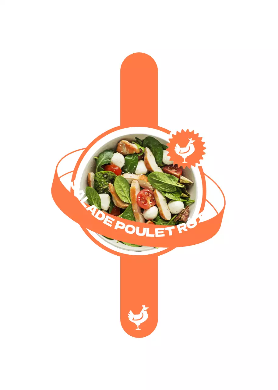 Fluorescente, la conception planétaire branchée guide du menu salade