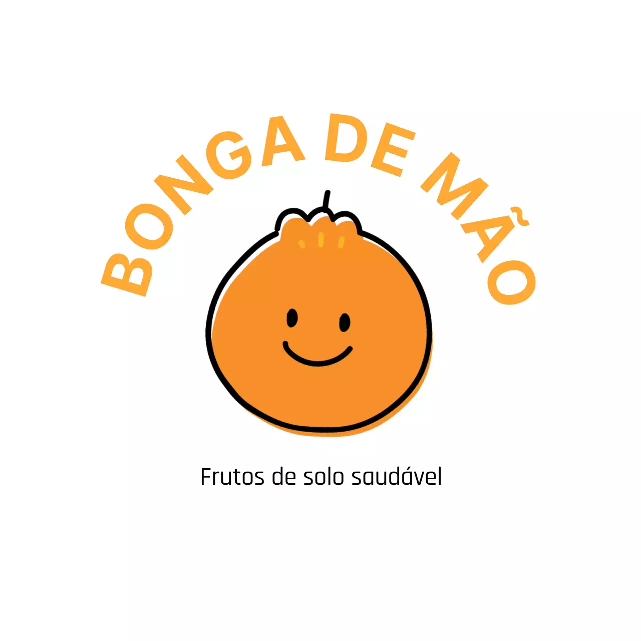 Desenho promocional com uma ilustração gira e fofa da especialidade local Hallabong