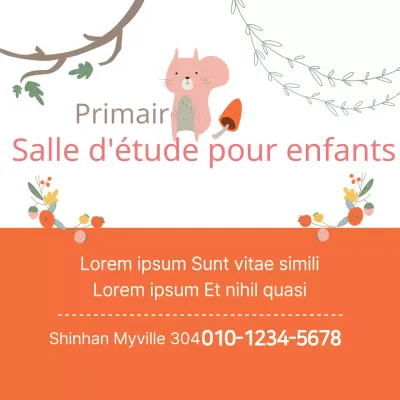 Salle d'étude surélevée pour les enfants