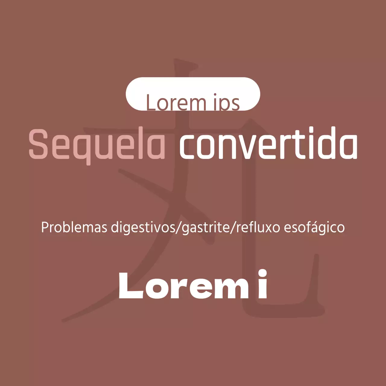 Conversão da sequela