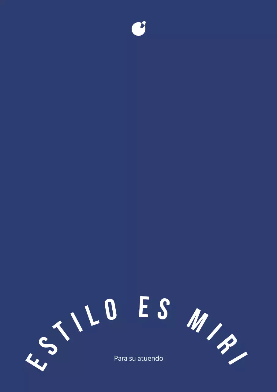 Diseñe una bolsa de cordón para una empresa de ropa con el logotipo y el nombre de la empresa en un arco dentro de un cuadrado azul oscuro.