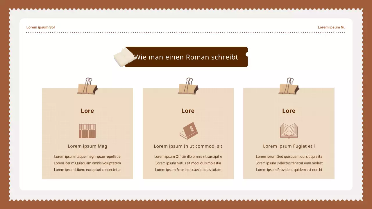 Brown Vintage Simple Stamps National Language Teaching Resources