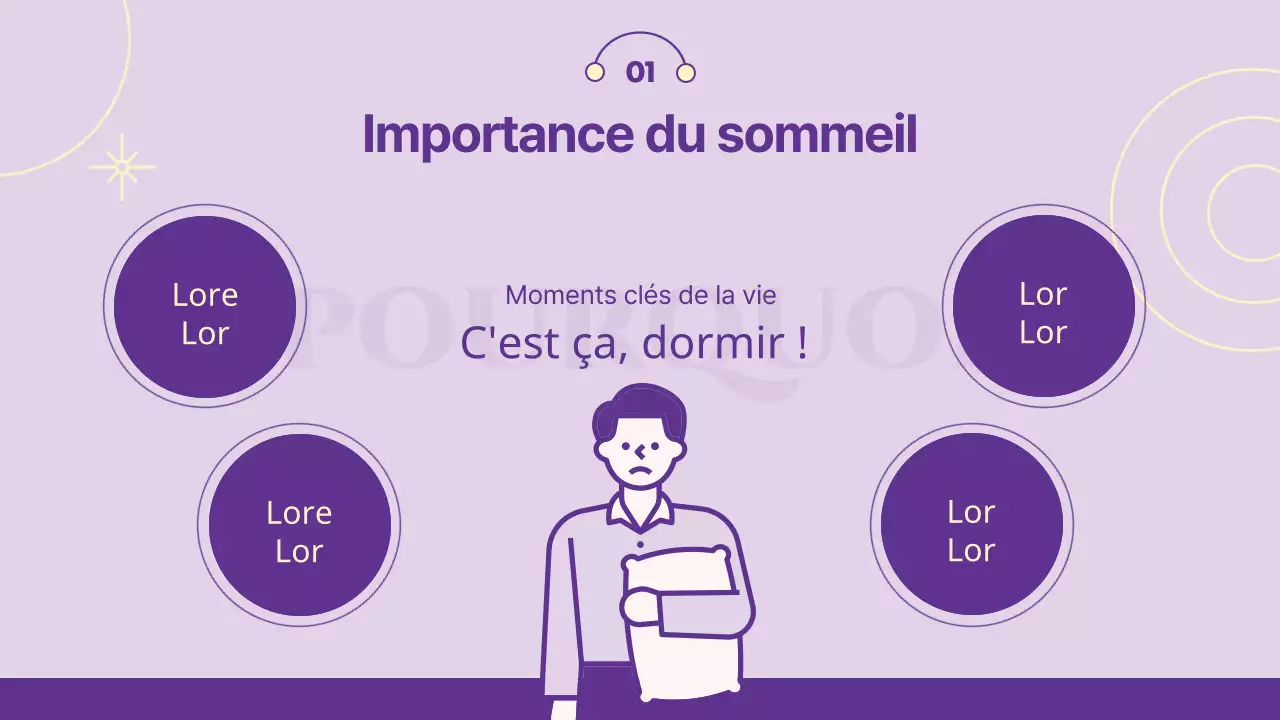 Conférence de Mauve sur les habitudes de sommeil simples
