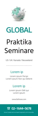 Sauberer Stil in dunklem Mint und Schwarz Über Intuition-Seminare