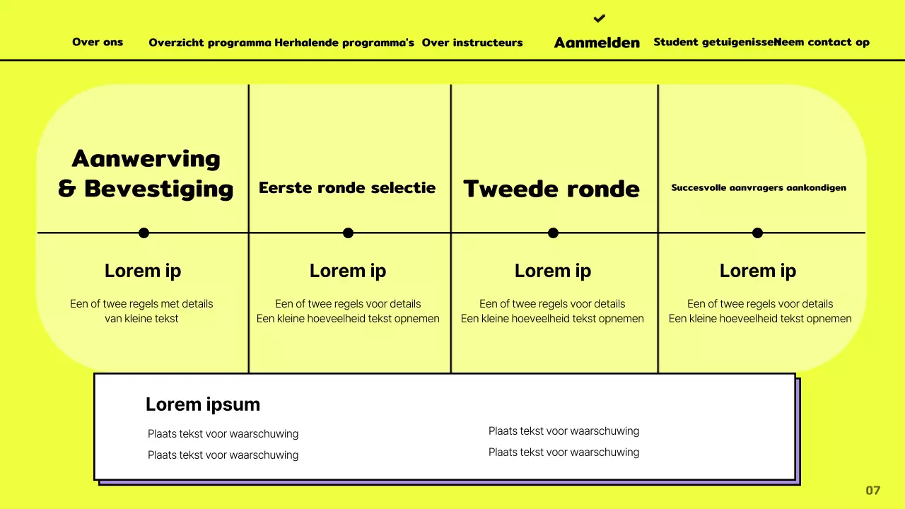 Promoot de filmacademie met een artistiek concept op een gele achtergrond