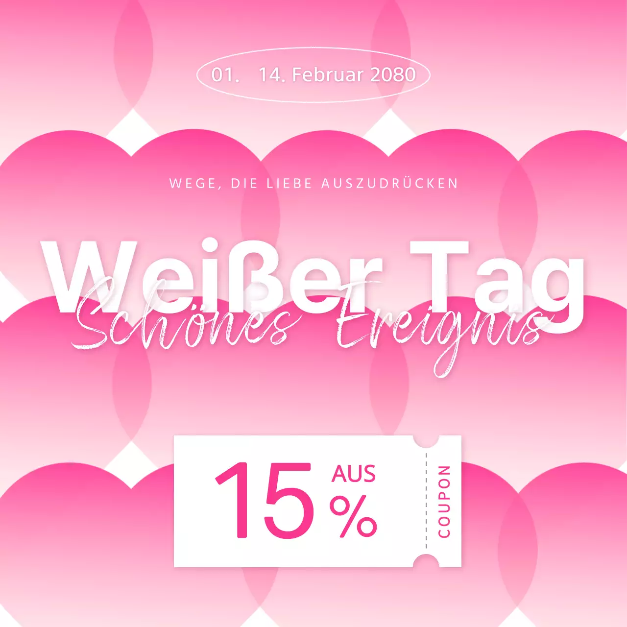 Hearts in Pink Rabattaktion