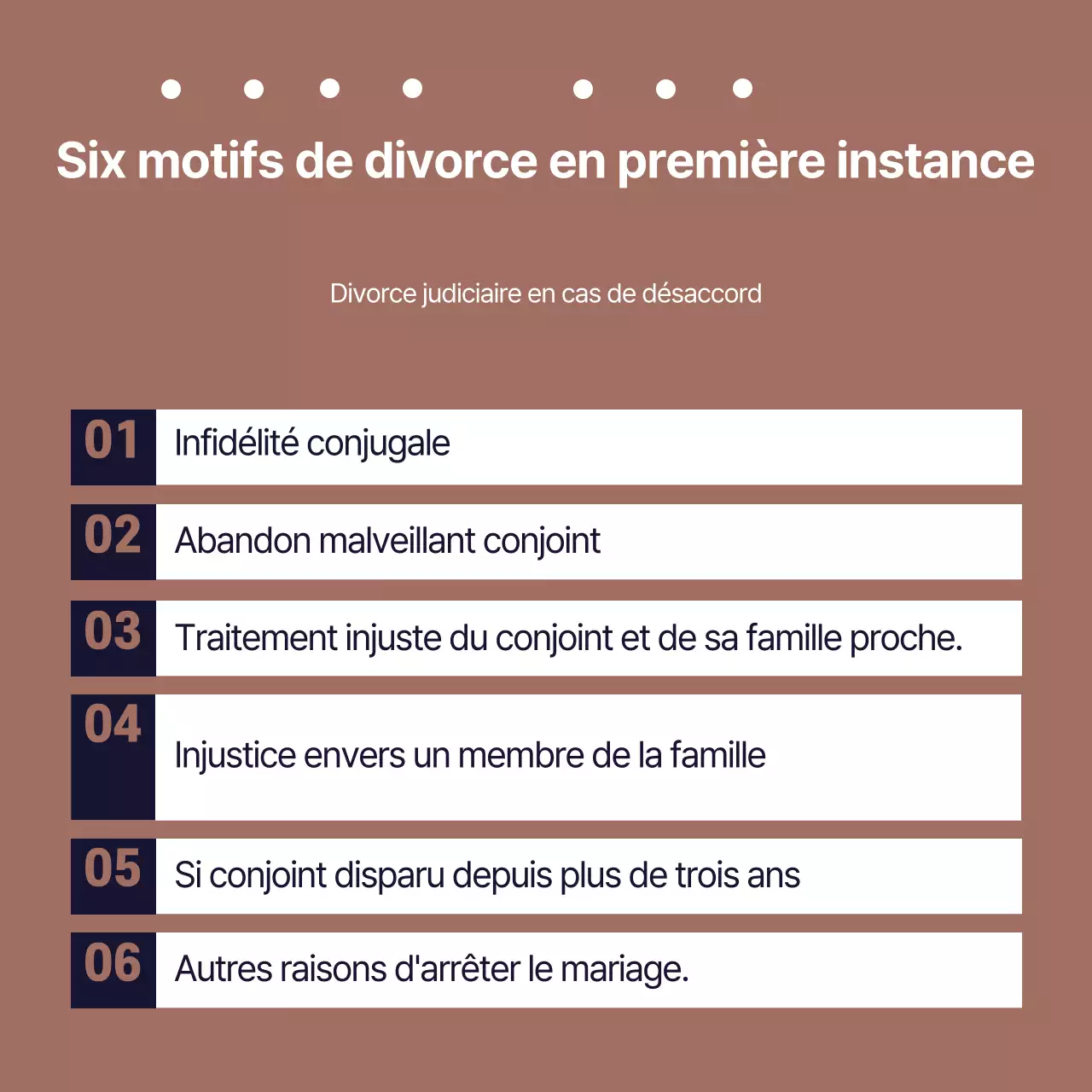 Des conseils juridiques simples en bleu marine, marron et or