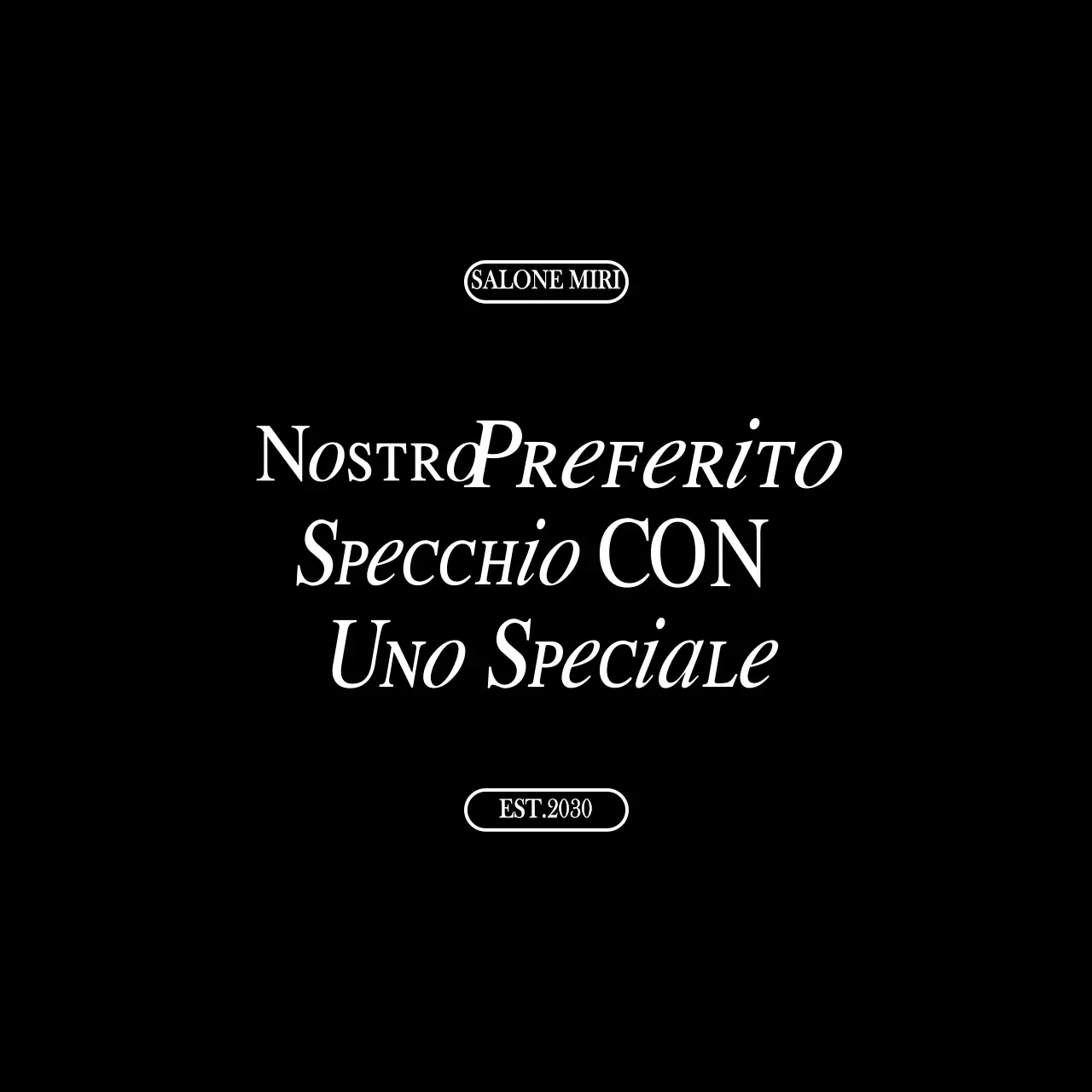 Combinazioni di font di testo semplici e pulite in bianco e nero per le promozioni e il merchandising dei negozi di bellezza