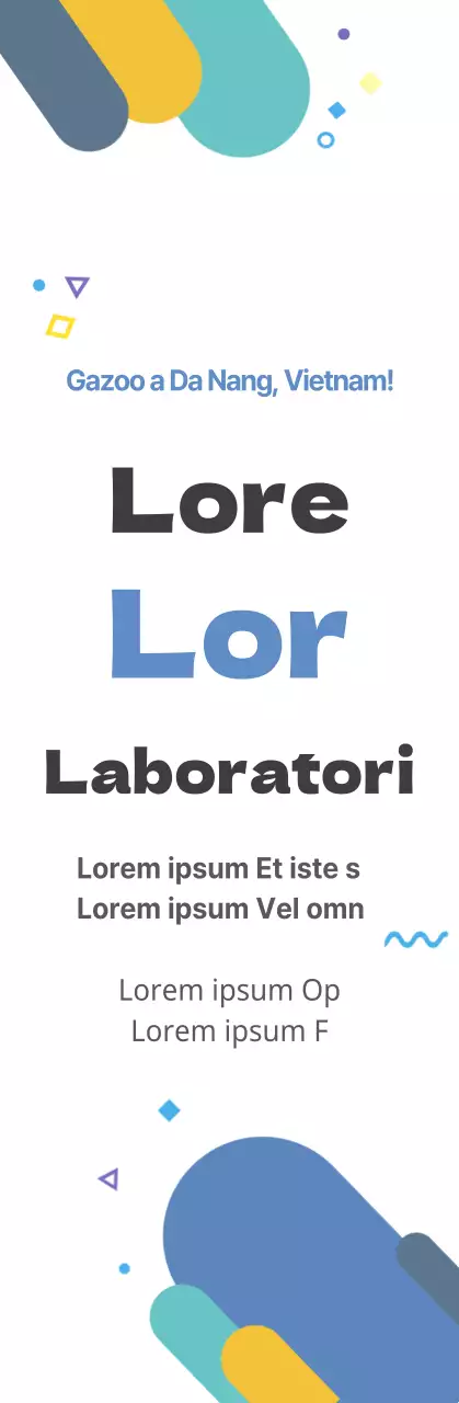 Uno stile pulito e carino in azzurro e nero Informazioni di laboratorio per la seconda metà dell'anno