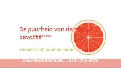 Grapefruit chips