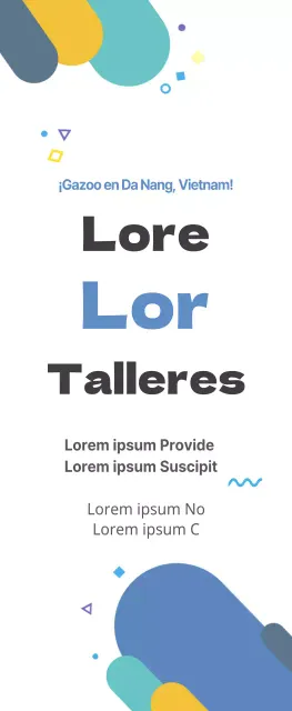 Un estilo limpio y bonito en azul claro y negro Información del taller para la segunda mitad del año