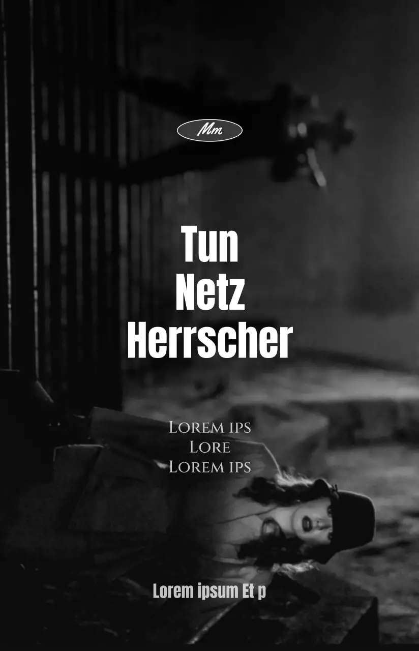 Eine Schwarz-Weiß-Filmrevue zur Erinnerung mit einem Thriller-Konzept.