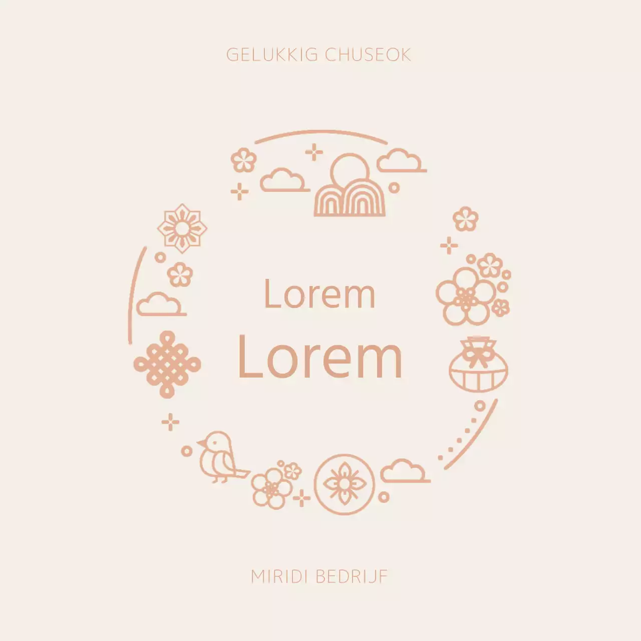 Eenvoudige Obon Stickers