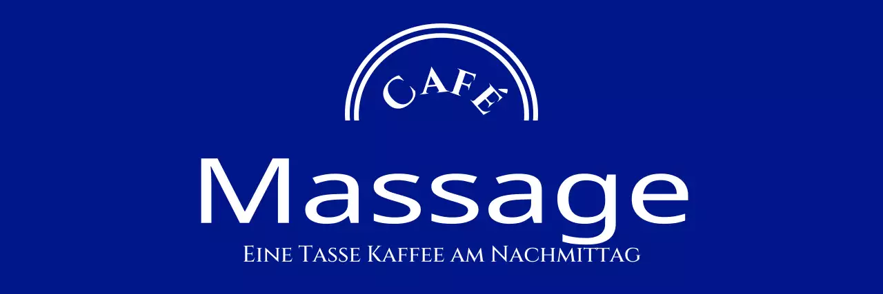 Einzeiliges Schürzendesign mit Cafe-Textlogo, verziert mit einem Linienbogen