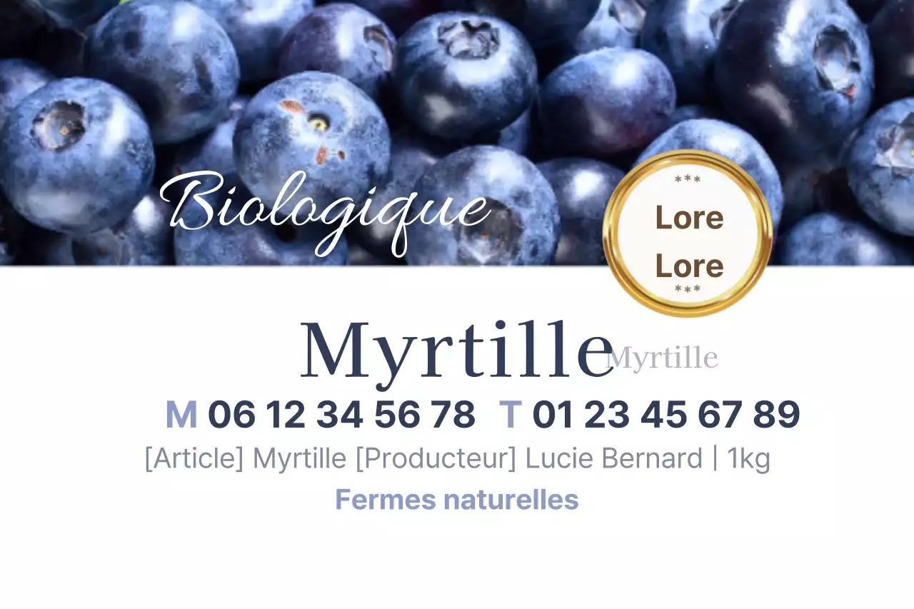 Myrtille