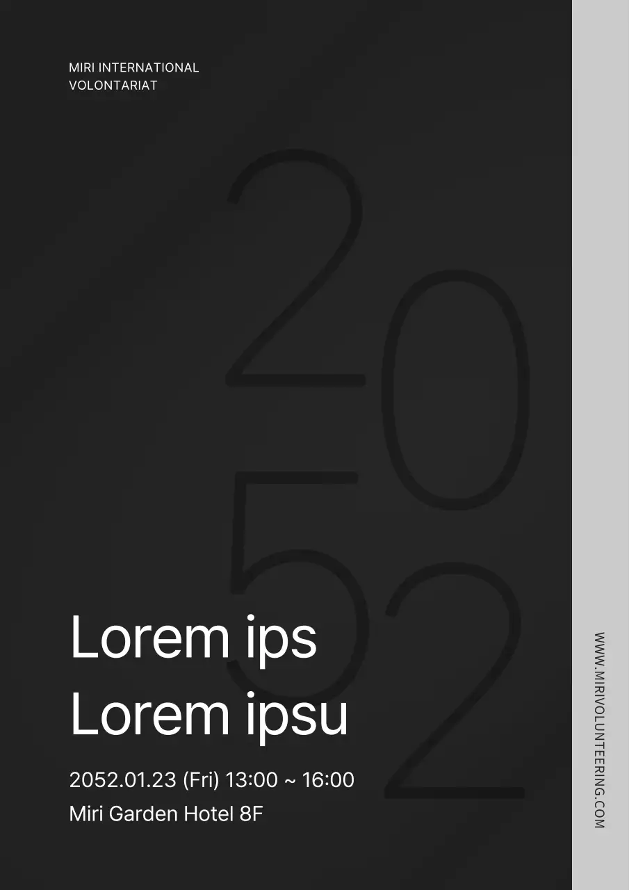 Une simple assemblée générale de la Saint-Sylvestre en noir et gris