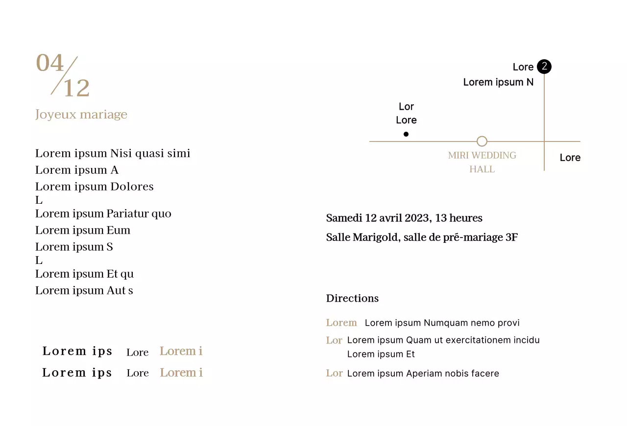 Invitation de mariage au texte épuré dans un cadre ovale