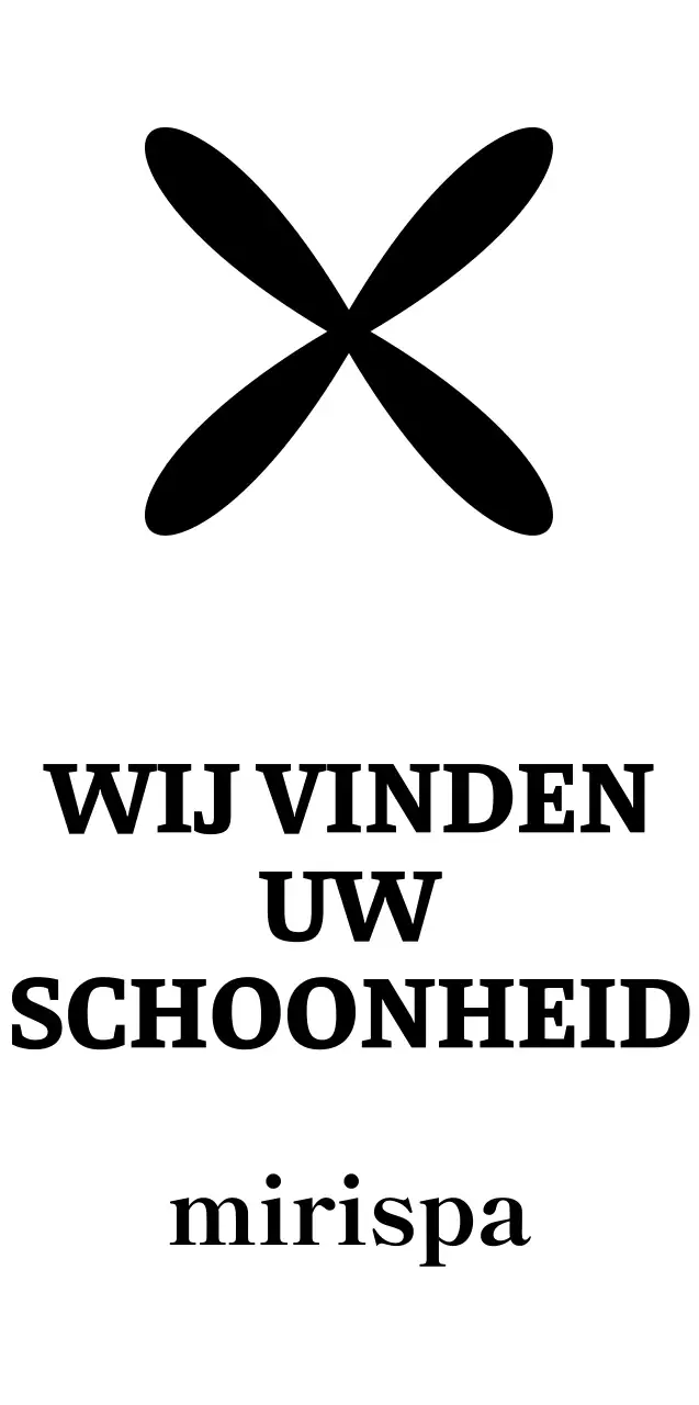 Spa Concept Ontwerp met Zwart Symbool Logo