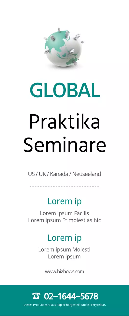 Sauberer Stil in dunklem Mint und Schwarz Über Intuition-Seminare