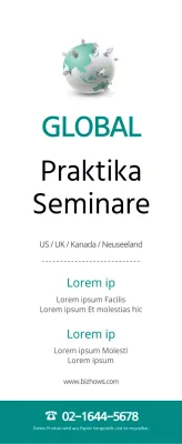 Sauberer Stil in dunklem Mint und Schwarz Über Intuition-Seminare