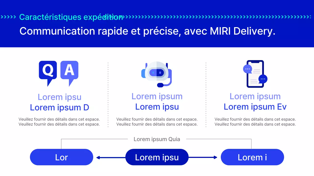 Le schéma directeur des services de livraison rapide