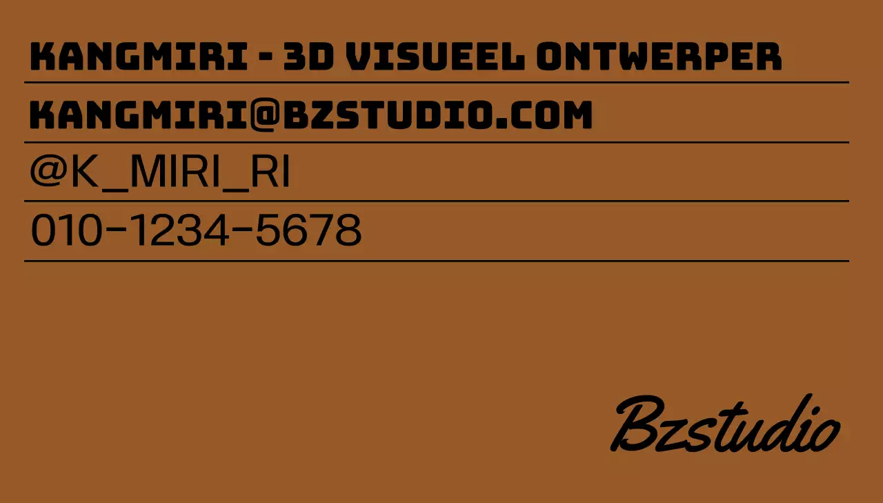 Strak ontwerp met tekst in rustige, stijlvolle kleuren