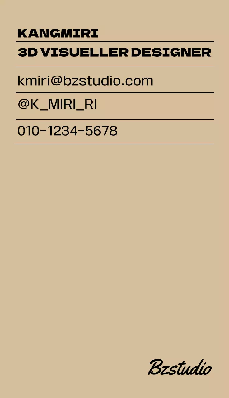 Elegantes Design mit Text in ruhigen, edlen Farben