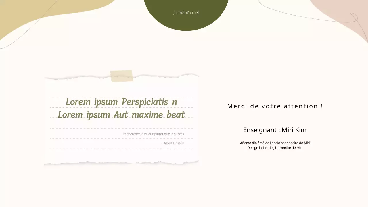 Une conférence spéciale sur les schémas pastel et courbes dans les parcours professionnels