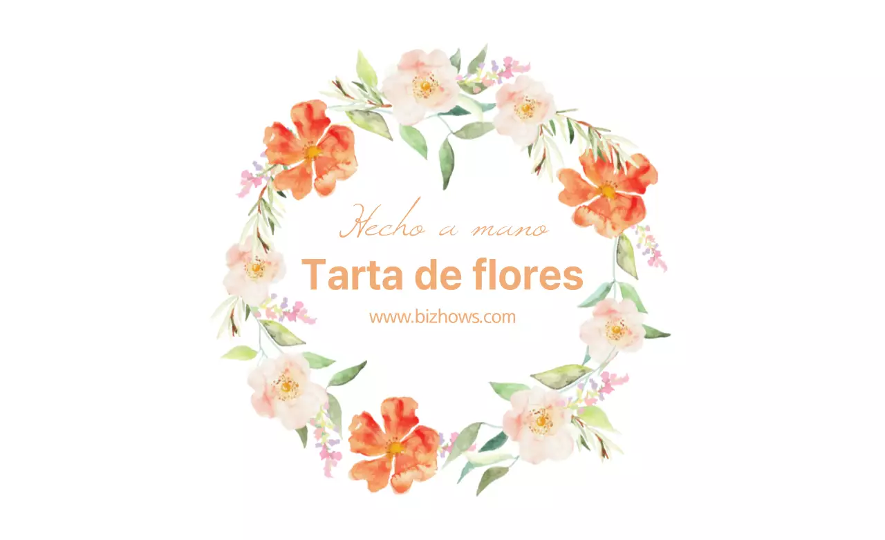 TARTA DE FLORES