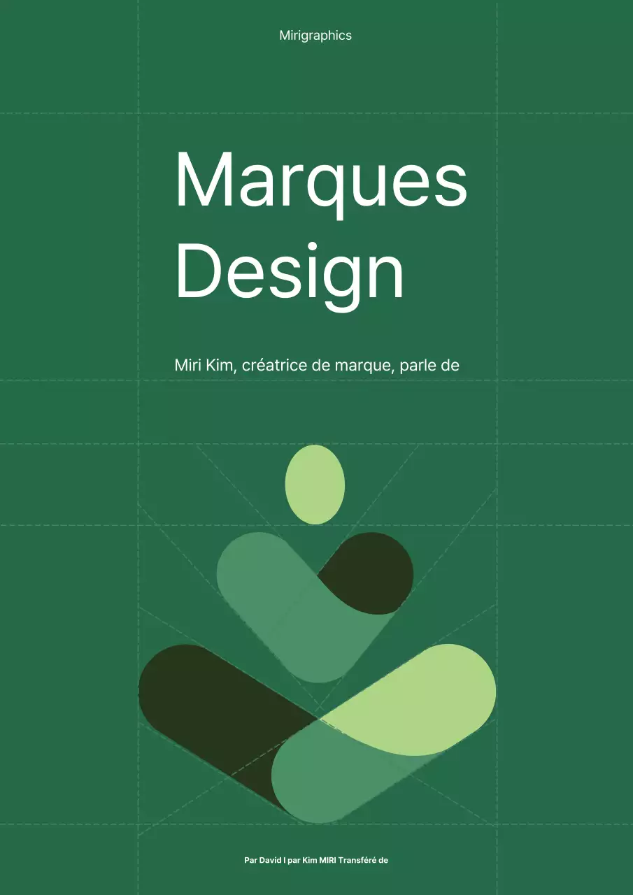 Grille verte - image de marque simple