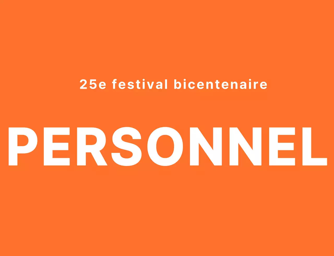 T-shirt pour le personnel du festival de l'école secondaire dans un style épuré, orange et blanc, avec un logo en forme d'emblème