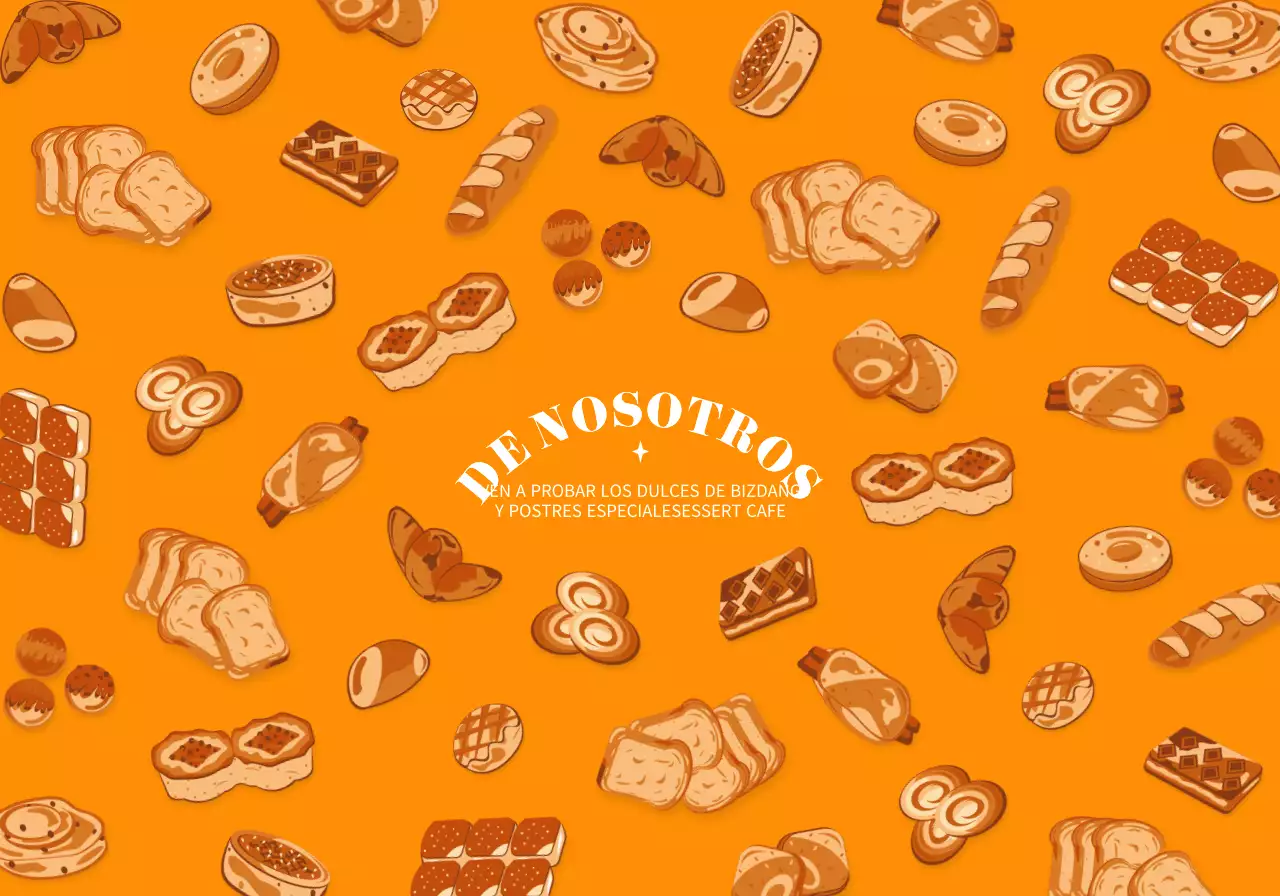 Simpáticas ilustraciones redondas de postres en diferentes colores Estilo de combinación de motivos para artículos personalizados