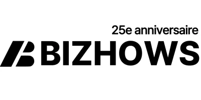 Symbole alphabétique simple et propre logo style entreprise en noir