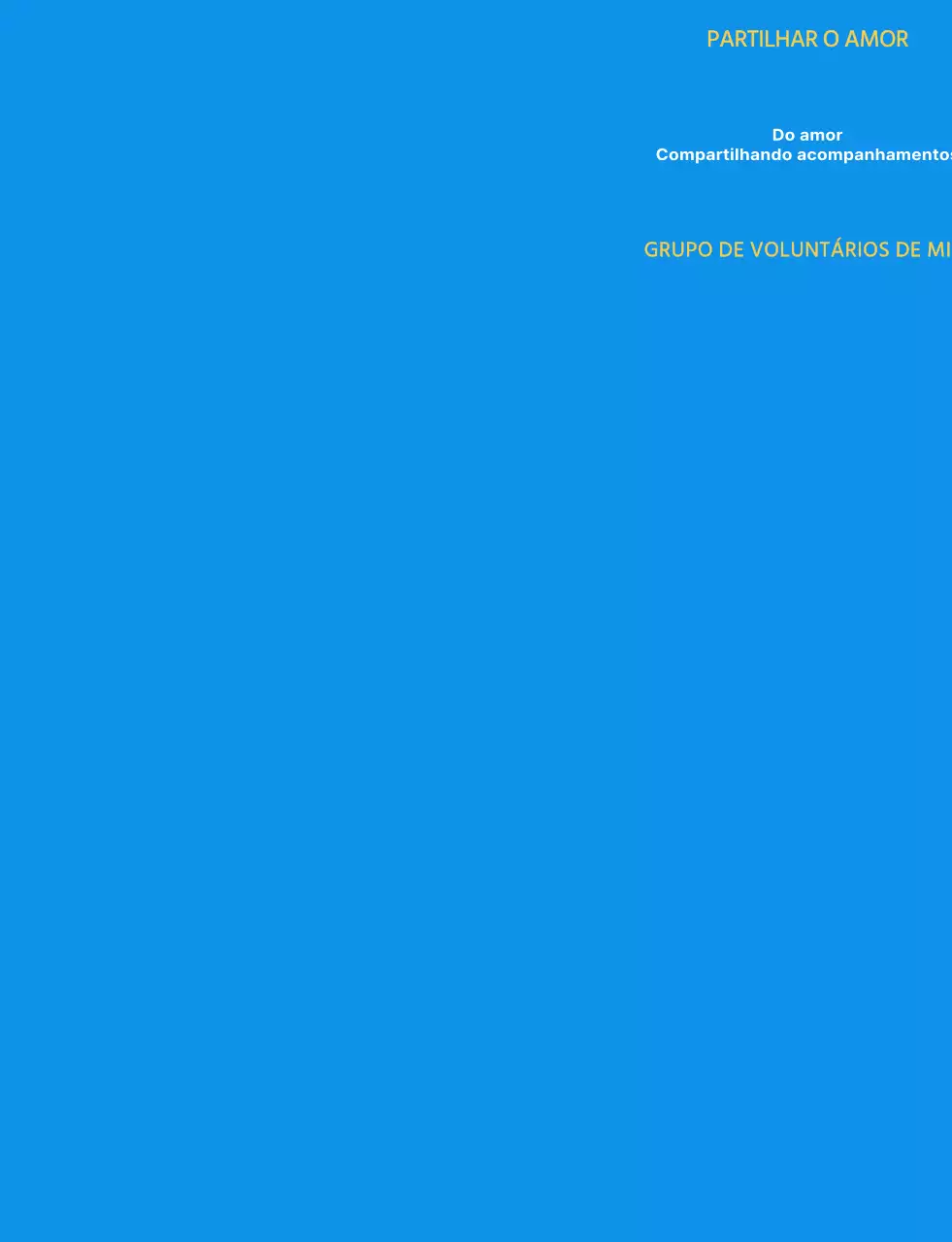 Colete simples de voluntário com o logótipo do símbolo de voluntário azul, branco e amarelo