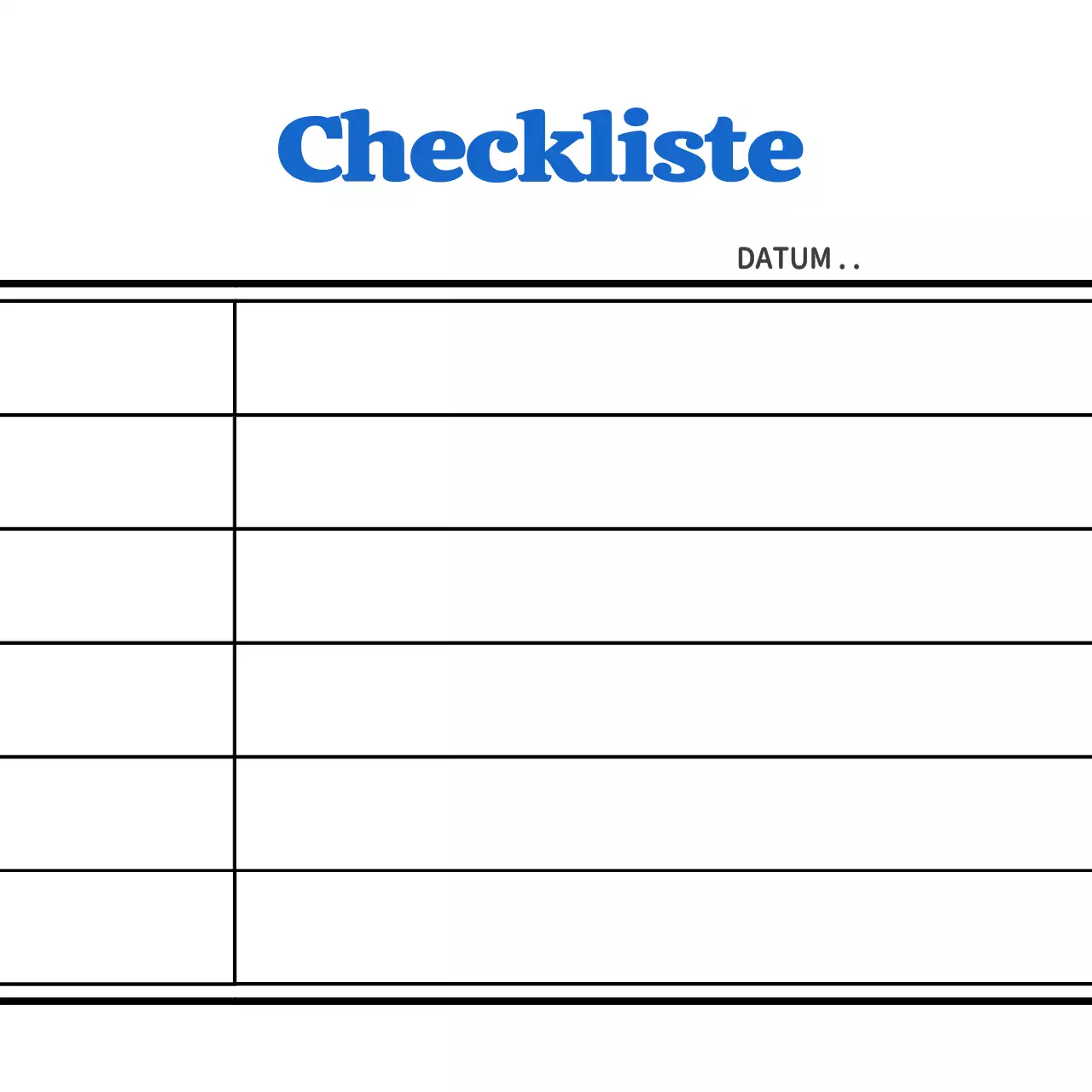 Saubere und einfache Waren im Notizbuchstil in Blau, Schwarz und Weiß